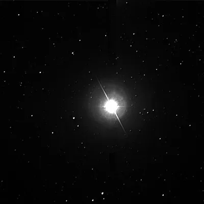 Real Altair star telescope photo